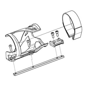Support de batterie double POLINI E-Bike