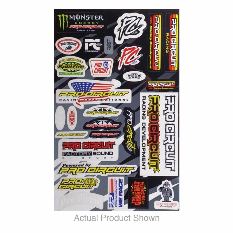 Feuille de stickers PRO CIRCUIT Deluxe 2022 Feuille de stickers PRO CIRCUIT Deluxe 2022