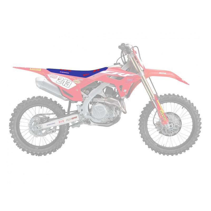 Housse de selle BLACKBIRD Replica Team HRC 50th Anniversary Housse de selle BLACKBIRD Replica Team HRC 50th Anniversary