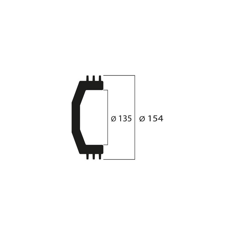 Cloche d'embrayage MALOSSI Maxi Wing ø135 mm Cloche d'embrayage MALOSSI Maxi Wing ø135 mm – Image 2