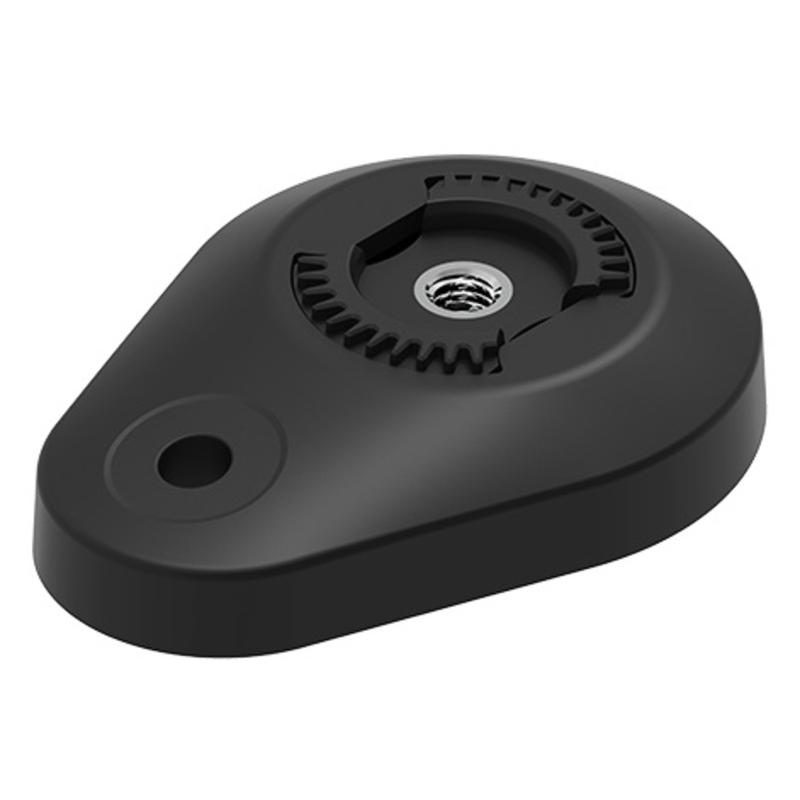 Base de support avec cache et passe-fil QUAD LOCK - compatible 360 Base de support avec cache et passe-fil QUAD LOCK - compatible 360