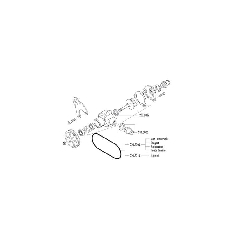 Pompe à eau POLINI Pompe à eau POLINI – Image 2