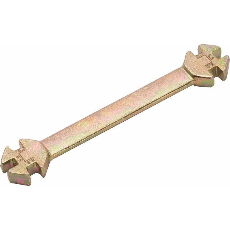 Clé à rayons universelle RFX Race 6 en 1 - doré Clé à rayons universelle RFX Race 6 en 1 - doré