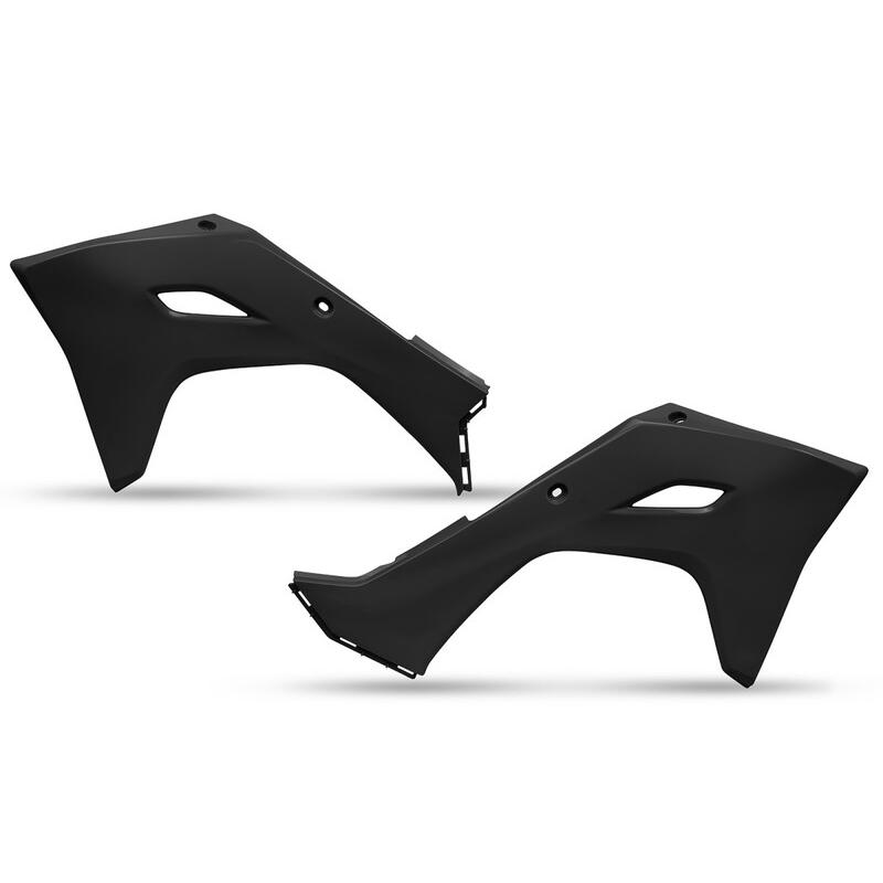 Ouïes de radiateur UFO - noir Ouïes de radiateur UFO - noir