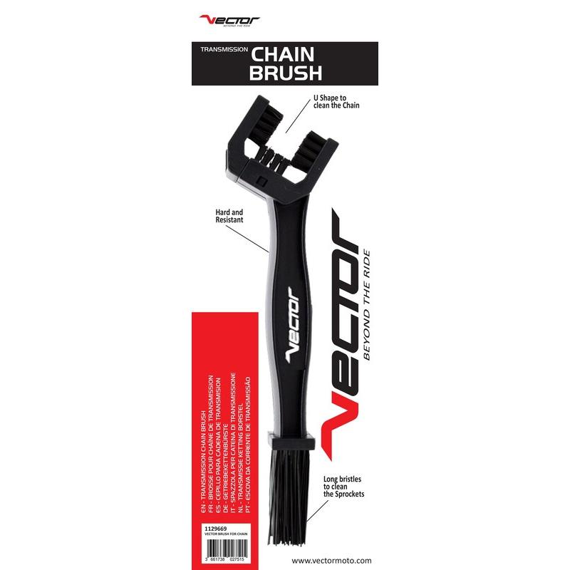 Brosse chaîne de transmission VECTOR noire Brosse chaîne de transmission VECTOR noire – Image 2