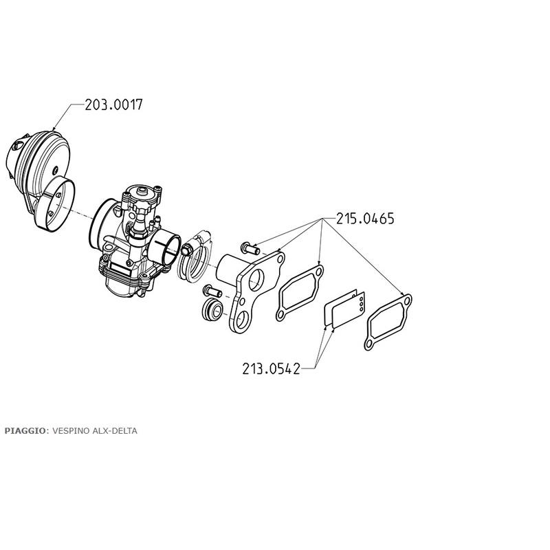 Kit carburateur POLINI ø21 Kit carburateur POLINI ø21 – Image 2