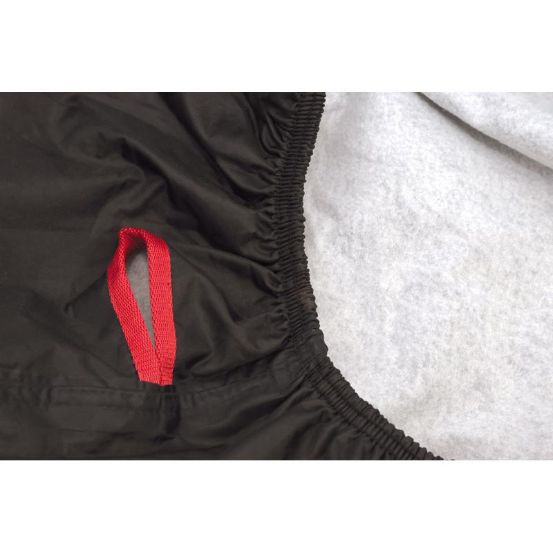 Housse de protection extérieur VECTOR coton noir - Moto / Scooter avec Top case et bulle haute - M Housse de protection extérieur VECTOR coton noir - Moto / Scooter avec Top case et bulle haute - M – Image 2