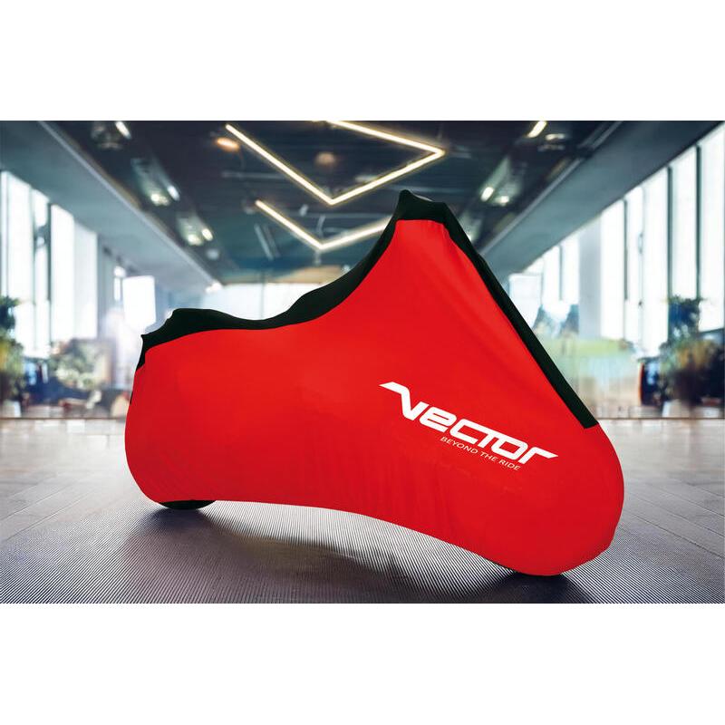 Housse de protection intérieur VECTOR rouge - moto / scooter - L Housse de protection intérieur VECTOR rouge - moto / scooter - L