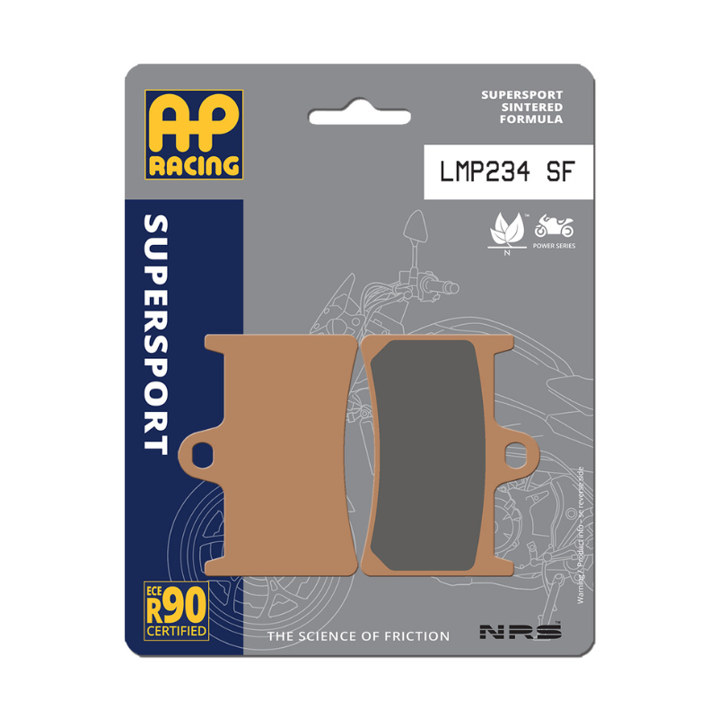 Plaquettes de Frein Avant AP Racing LMP234SF Pour YAMAHA XT 1200 Z SUPER TENERE 2010-2021 Plaquettes de Frein Avant AP Racing LMP234SF Pour YAMAHA XT 1200 Z SUPER TENERE 2010-2021