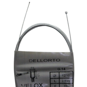 CABLE DE GAZ CYCLO VELOX G.14 DELLORTO BOULE 3x3mm DIAM 12/10 Lg 2.50M