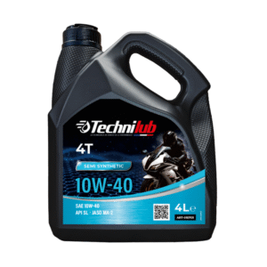 Huile Moteur Moto Technilub 4T 10w40 Semi Synthèse 4 Litres