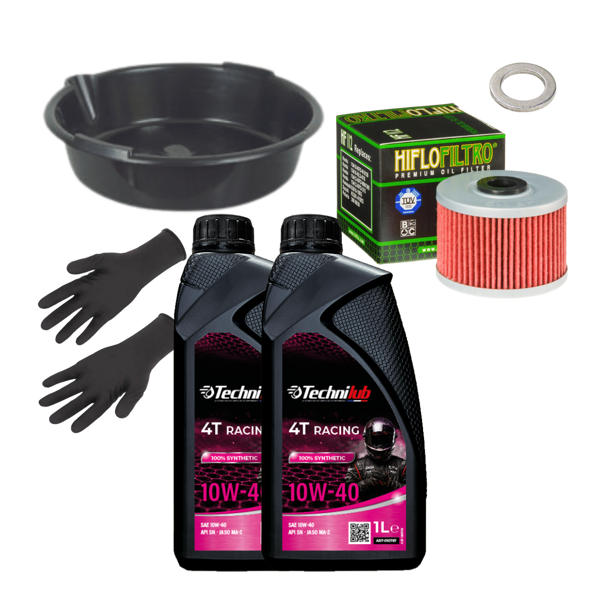 Pack Vidange Technilub 4T Racing 10w40 Pour SUZUKI DR-Z 110 2003-2005 Pack Vidange Technilub 4T Racing 10w40 Pour SUZUKI DR-Z 110 2003-2005