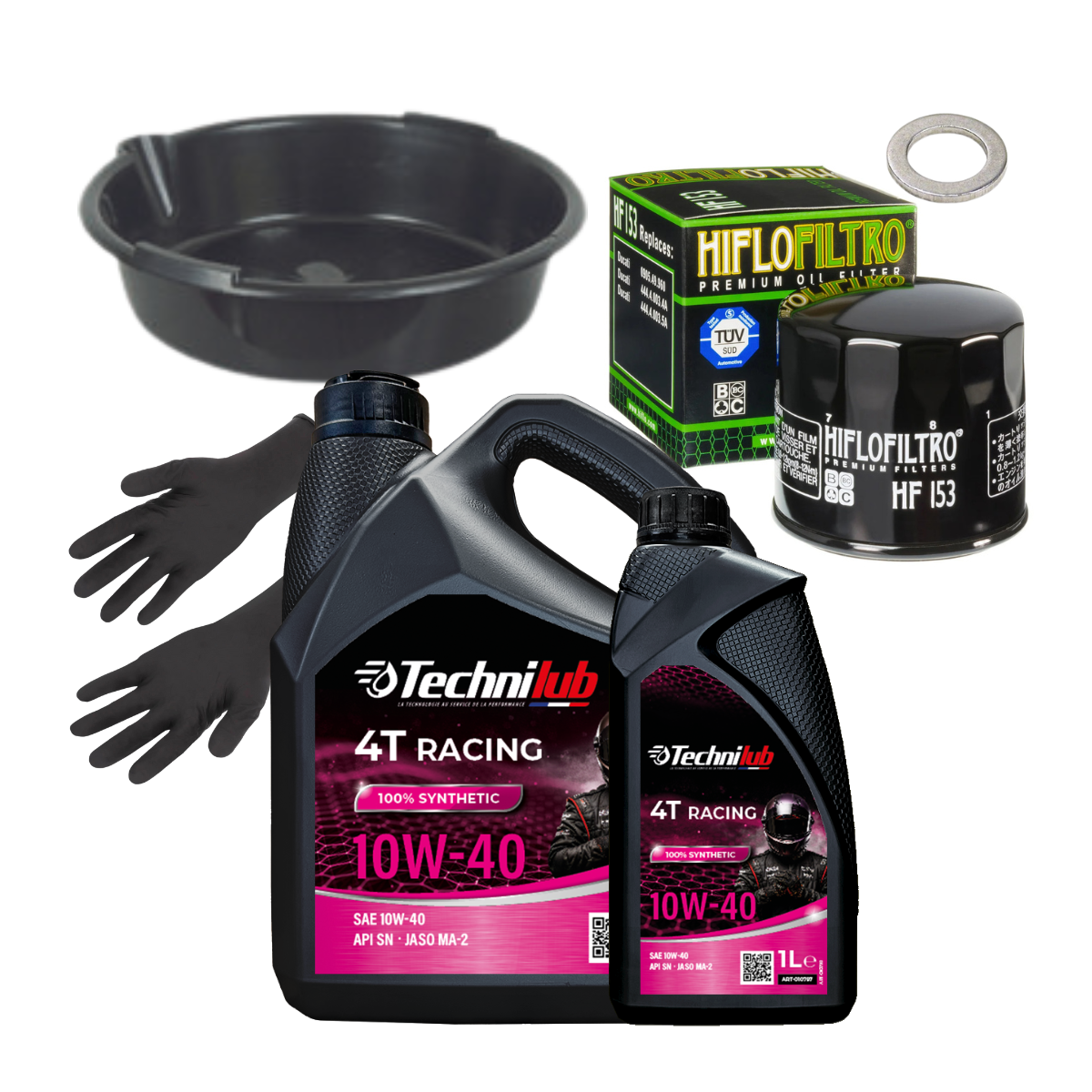 Pack Vidange Technilub 4T Racing 10w40 Pour DUCATI 1198 2009-2011 Pack Vidange Technilub 4T Racing 10w40 Pour DUCATI 1198 2009-2011
