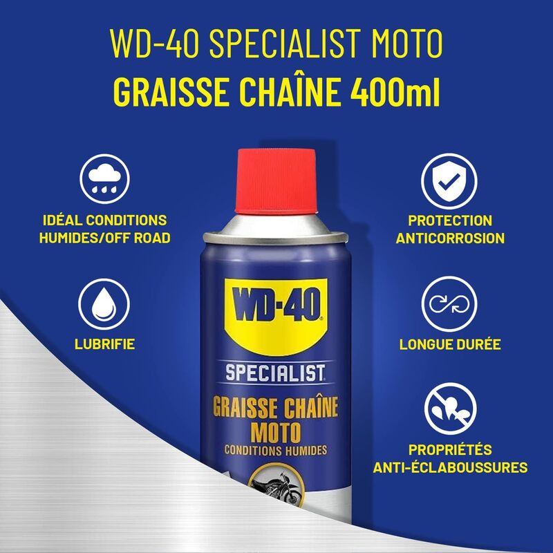 Kit Entretien de Chaine Moto WD-40 Specialist Kit Entretien de Chaine Moto WD-40 Specialist – Image 4