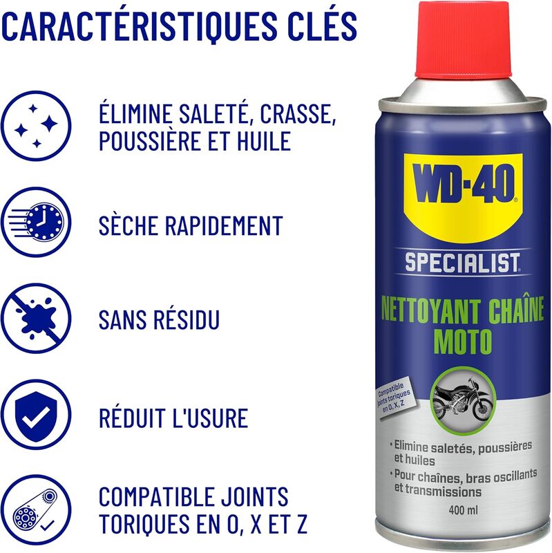 Kit Entretien de Chaine Moto WD-40 Specialist Kit Entretien de Chaine Moto WD-40 Specialist – Image 6