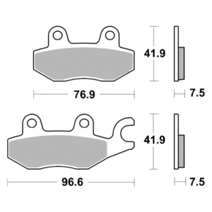 Plaquettes de Frein Avant Brembo 07KA31SA
