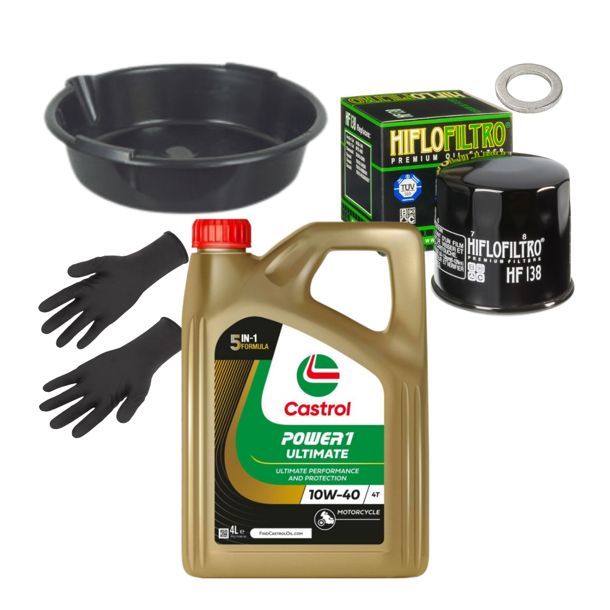 Pack Vidange Castrol Power1 Ultimate 10w40 Pour SUZUKI GSX-S 1000 GT 2022-2024 Pack Vidange Castrol Power1 Ultimate 10w40 Pour SUZUKI GSX-S 1000 GT 2022-2024
