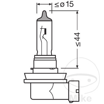 BULB H11 12V55W OSRAM LF-1590385-3