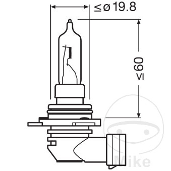 BULB HIR2 12V55W 1BL OSRAM LF-1590387-4