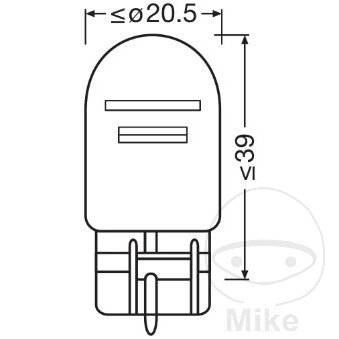 BULB 12V21/5W W3X16Q OSRAM LF-1590393-4