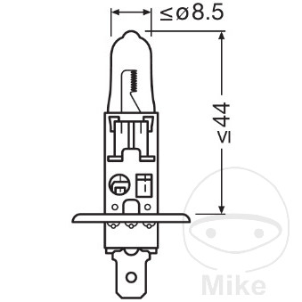 BULB H1 12V55W DUO OSRAM LF-1590395-4