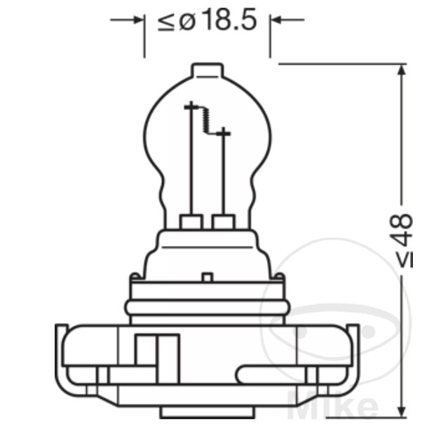 BULB 12V19W PG20/1 OSRAM LF-1590429-3