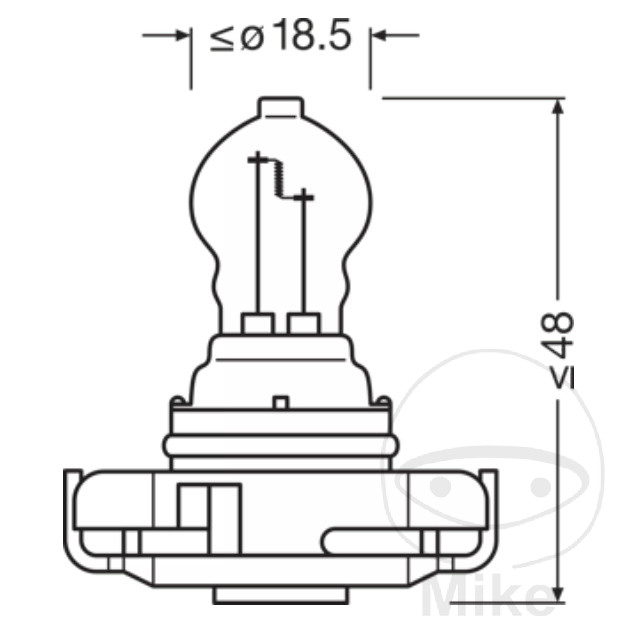 BULB 12V24W PG20/7 OSRAM LF-1590431-3