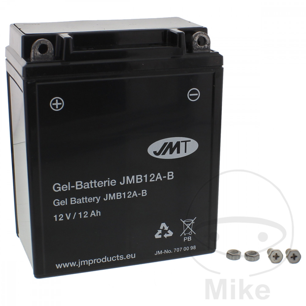 Batterie Moto YB12A-B Gel JMT LF-7070098