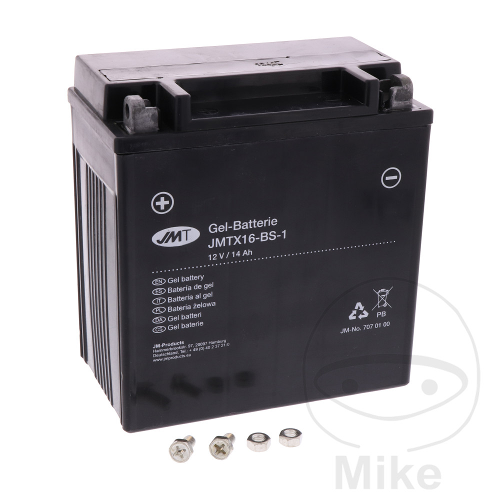 Batterie Moto YTX16-BS-1 Gel JMT LF-7070100