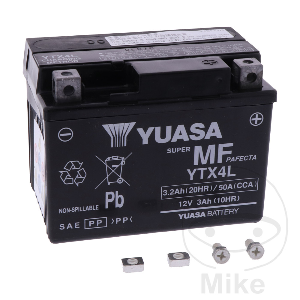 Batterie Moto YTX4L WET Yuasa LF-7070166