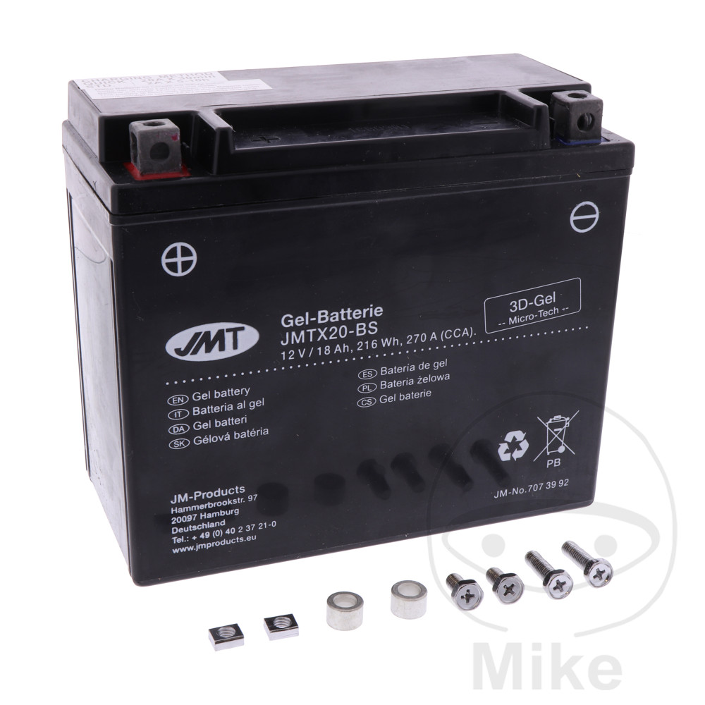 Batterie Moto YTX20-BS Gel JMT LF-7073992