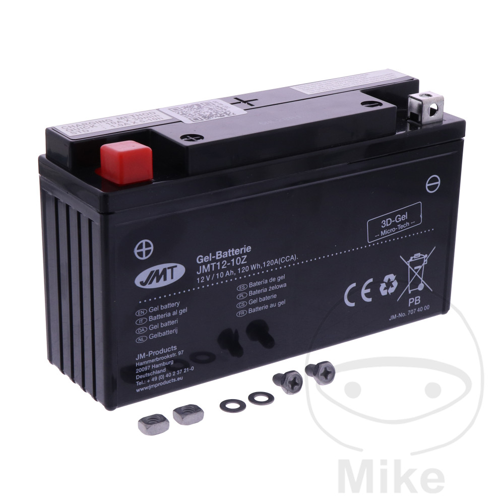 Batterie Moto YT12-10 dents GEL JMT LF-7074000