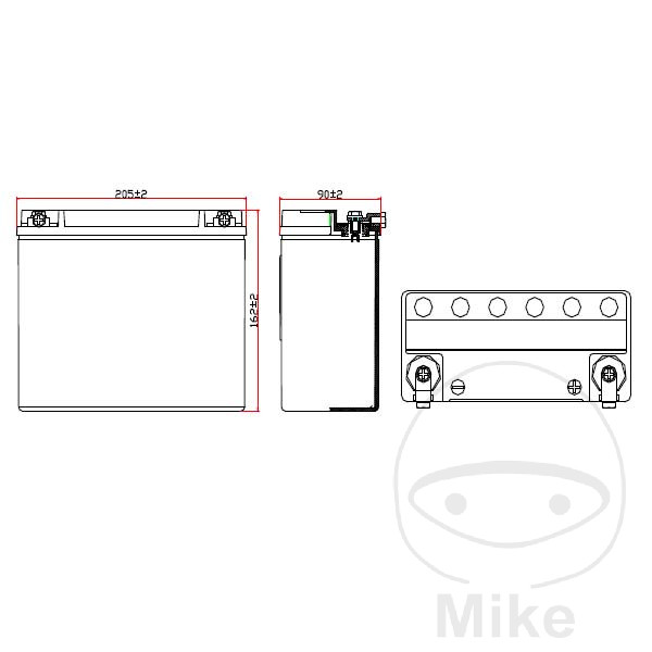 Batterie Moto VTB-6 V-Twin JMT LF-7074657-2