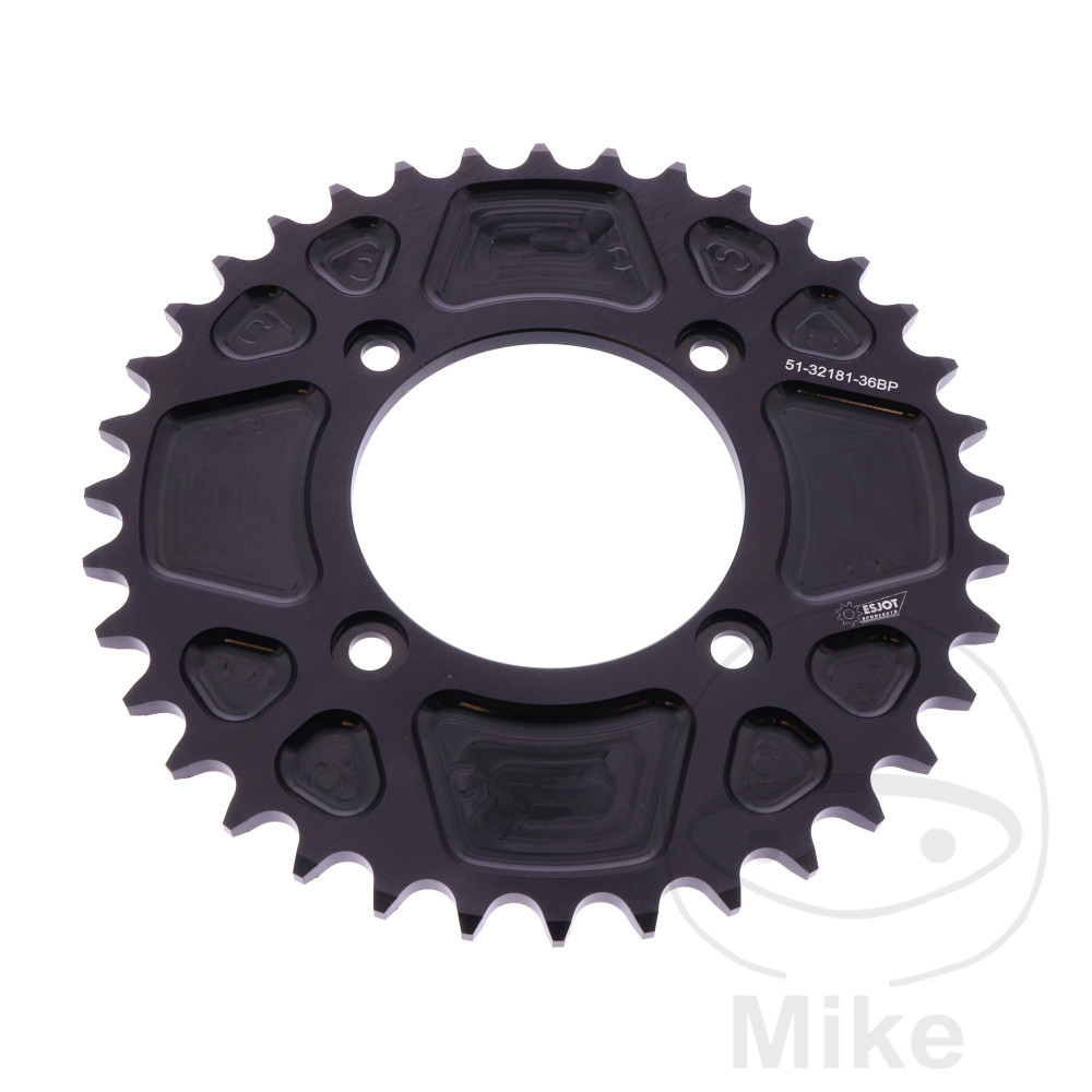 Couronne Aluminium 36 dents PAS 520 noir LF-7582764