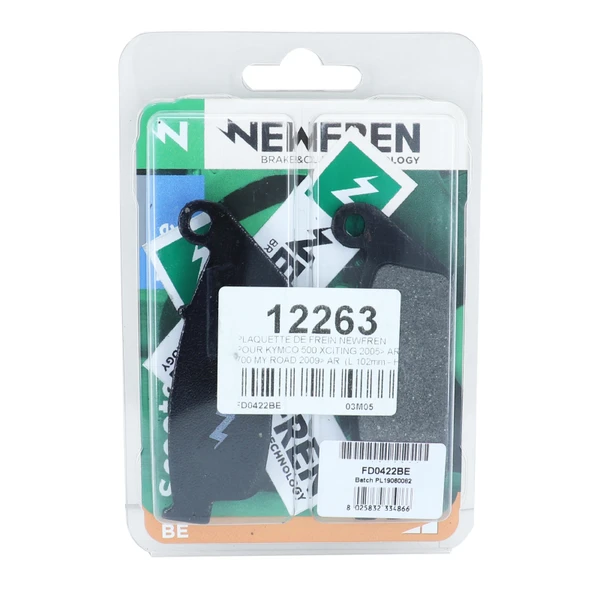 Plaquette de frein Newfren Plaquette de frein Newfren – Image 3