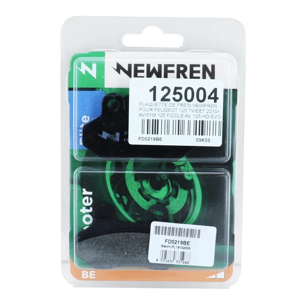 Plaquette de frein Newfren Plaquette de frein Newfren – Image 3