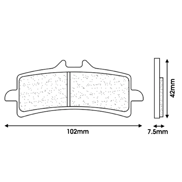 Plaquette de frein CL Brakes Plaquette de frein CL Brakes – Image 2