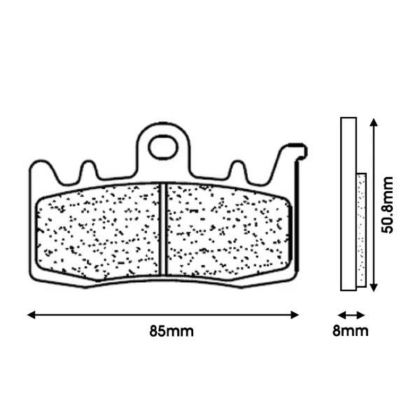 Plaquette de frein CL Brakes Plaquette de frein CL Brakes – Image 2