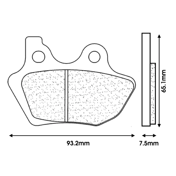 Plaquette de frein CL Brakes Plaquette de frein CL Brakes – Image 2
