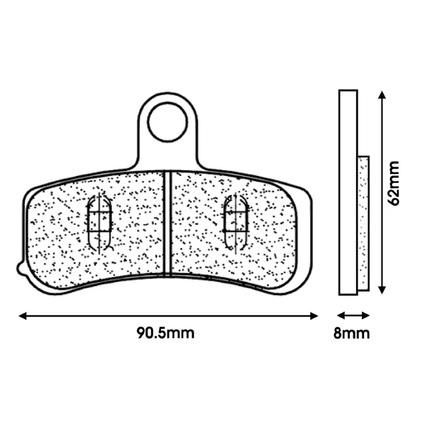 Plaquette de frein CL Brakes Plaquette de frein CL Brakes – Image 2