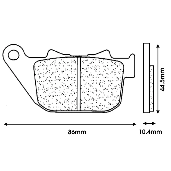 Plaquette de frein CL Brakes Plaquette de frein CL Brakes – Image 2