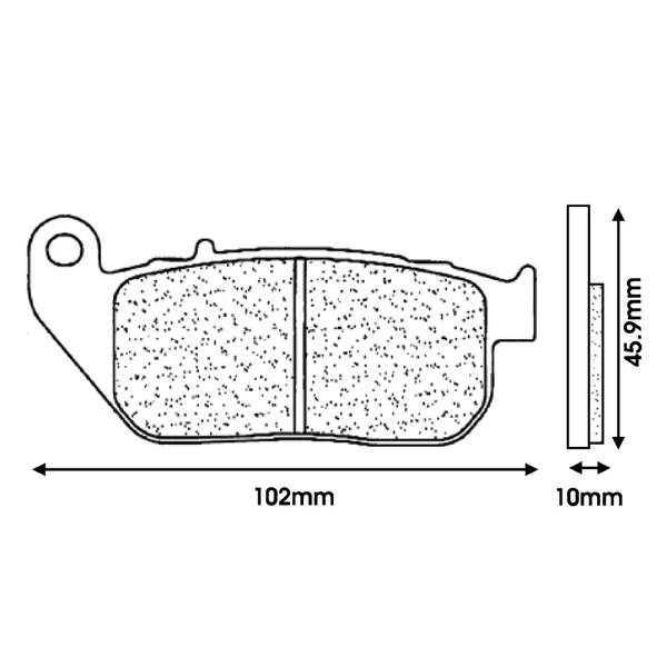 Plaquette de frein CL Brakes Plaquette de frein CL Brakes – Image 2