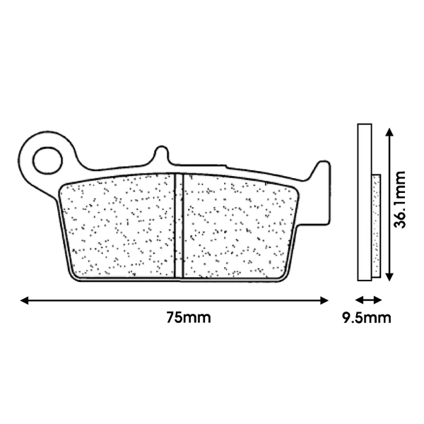 Plaquette de frein CL Brakes Plaquette de frein CL Brakes – Image 2