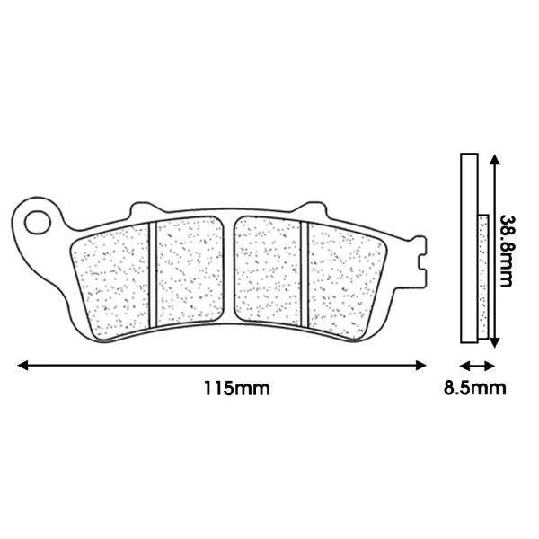 Plaquette de frein CL Brakes Plaquette de frein CL Brakes – Image 2