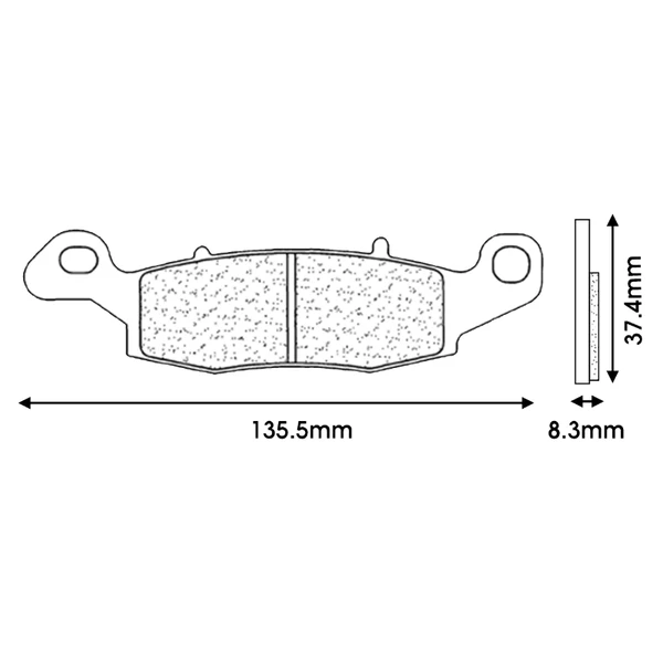 Plaquette de frein CL Brakes Plaquette de frein CL Brakes – Image 2