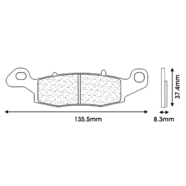 Plaquette de frein CL Brakes Plaquette de frein CL Brakes – Image 2