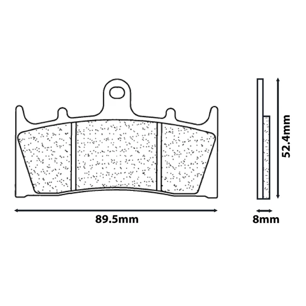 Plaquette de frein CL Brakes Plaquette de frein CL Brakes – Image 2