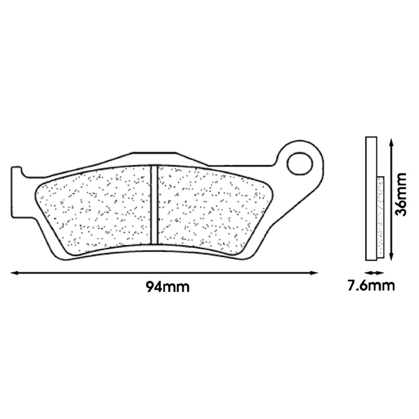 Plaquette de frein CL Brakes Plaquette de frein CL Brakes – Image 2