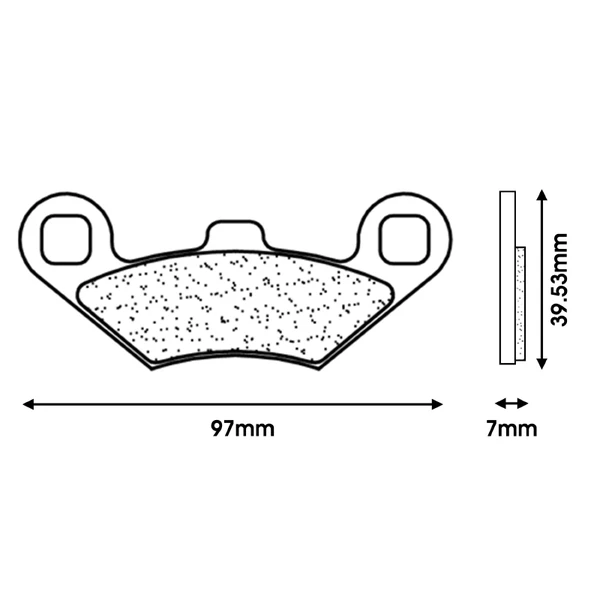 Plaquette de frein CL Brakes Plaquette de frein CL Brakes – Image 2
