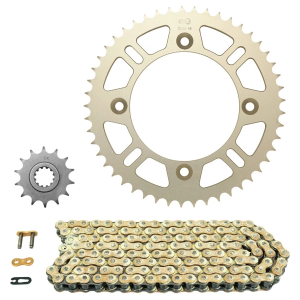 Kit chaîne Afam 428 14/49 or KTM SX 85 Kit chaîne Afam 428 14/49 or KTM SX 85